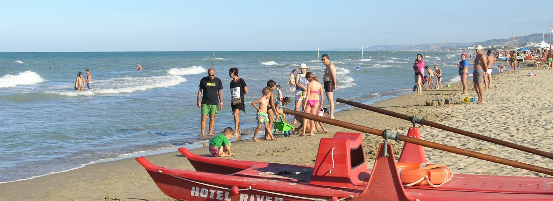 Sul lungomare di Tortoreto Lido